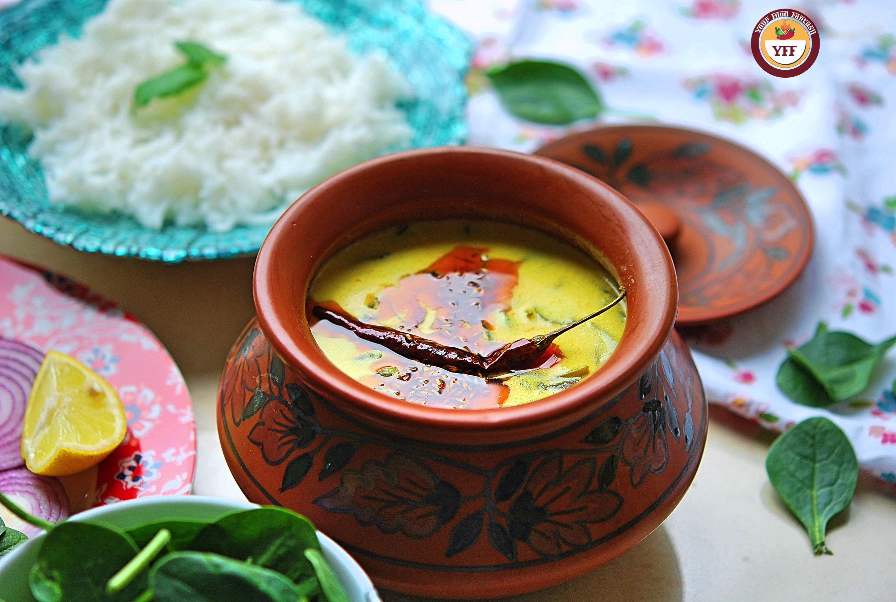 Spinach Recipes | Palak Kadhi Recipe | Your Food Fantasy