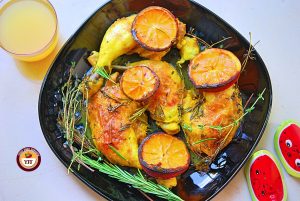 Rosemary and Thyme Chicken legs | Easy Chicken Recipes | YourFoodFantasy.com
