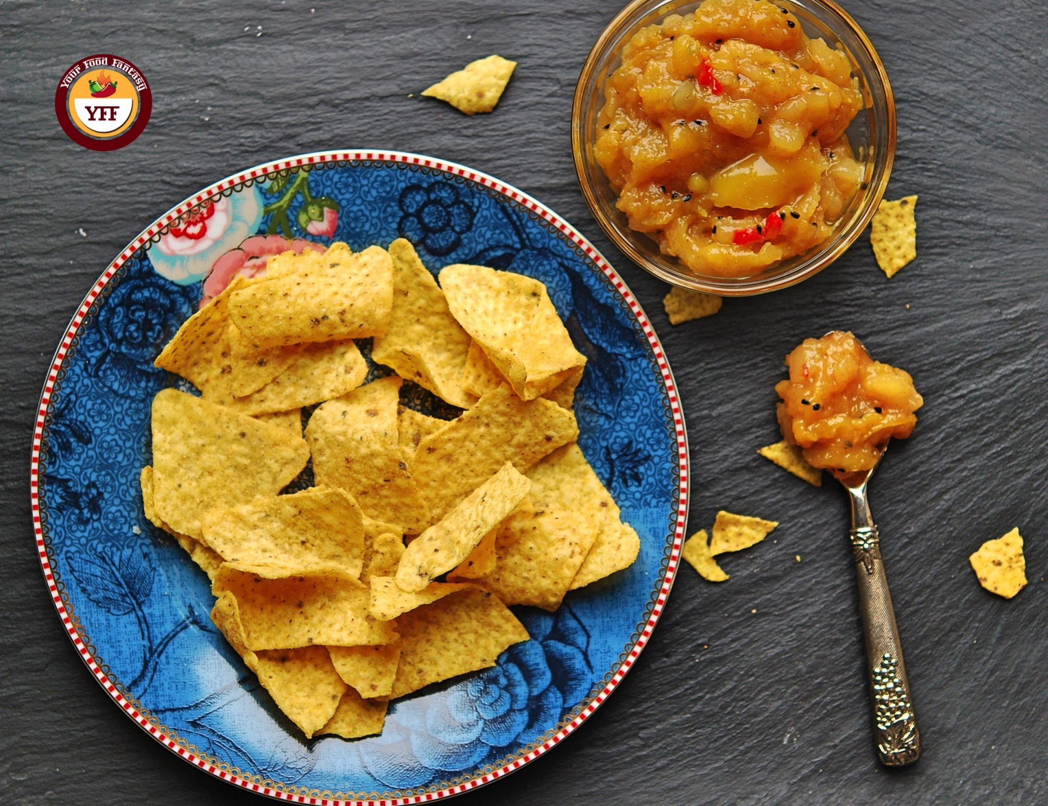 Easy to make Apple Mango Chutney Recipe - Apple Recipes | YourFoodFantasy.com