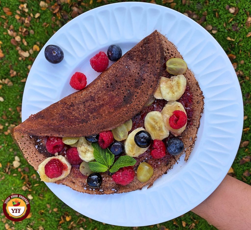 Fruity Chocolate Dosa-Crepes Recipe | Your Food Fantasy