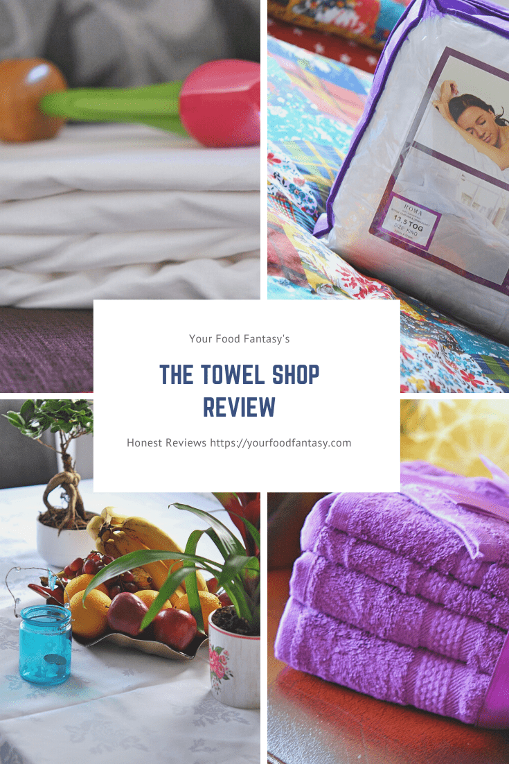The Towel Shop Review | Get your products reviewed by Your Food Fantasy for fair reviews