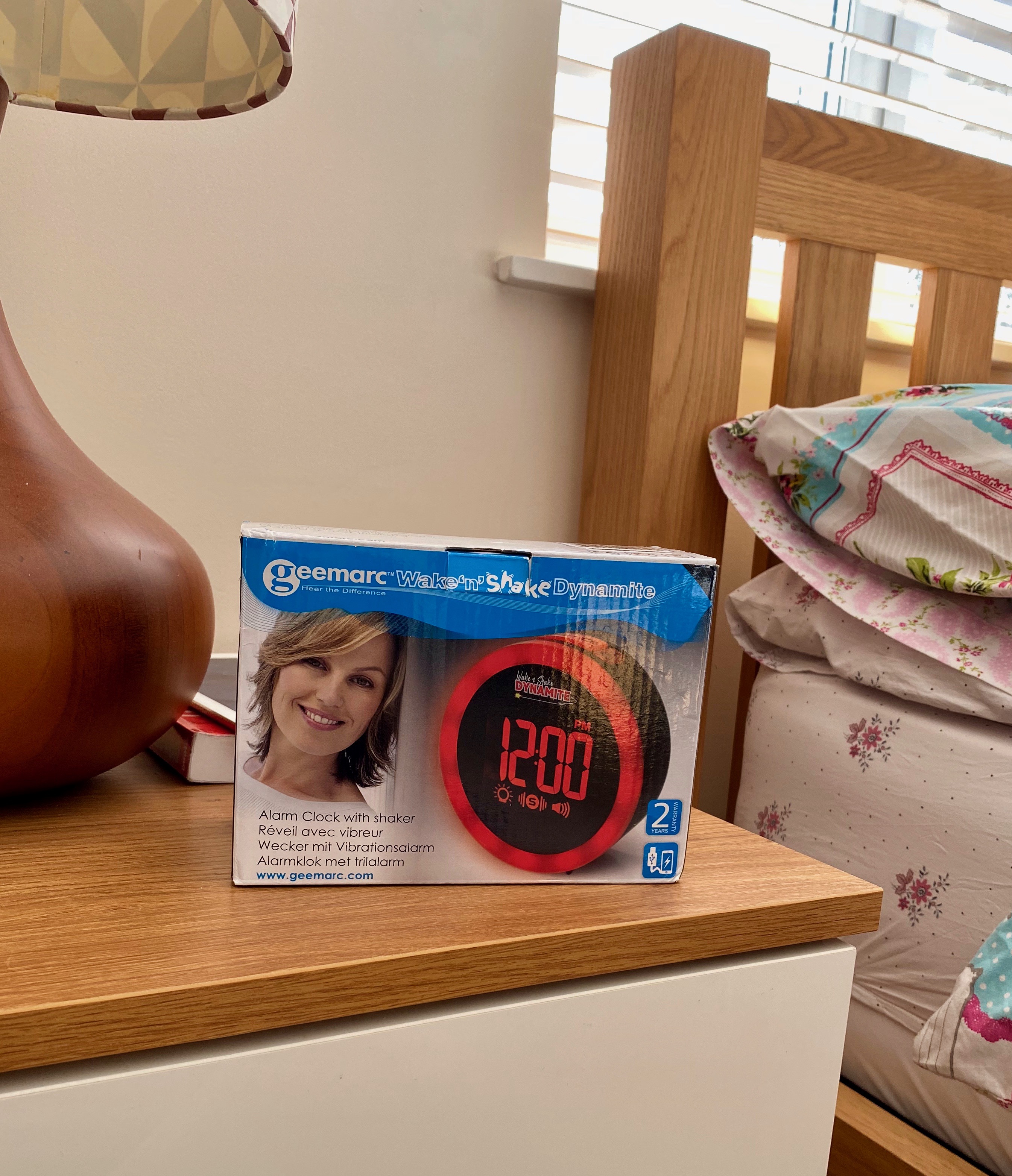 Geemarc Wake 'n' Shake Alarm Clock Reveiew | Your Food Fantasy