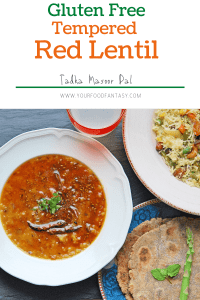 Tempered Red Lentil | How to make Dal