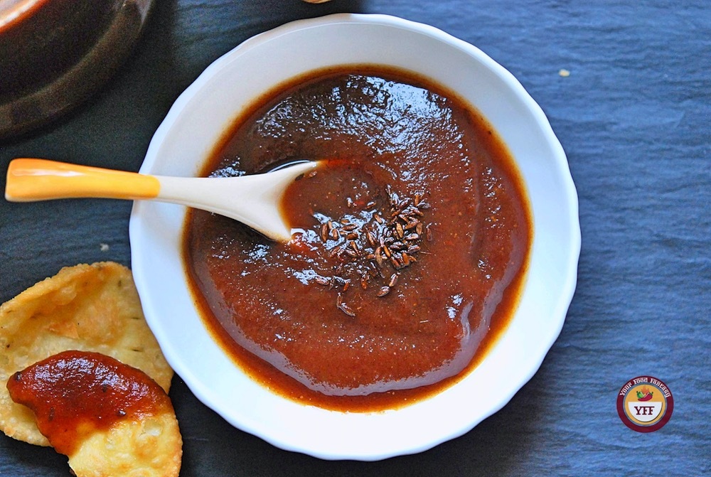 Tamarind Date Chutney Recipe | Your Food Fantasy