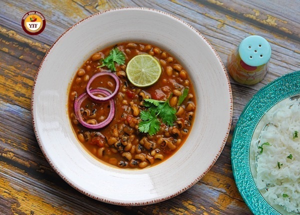 Black Eyed Bean Curry | Punjabi Lobia Curry | Your Food Fantasy