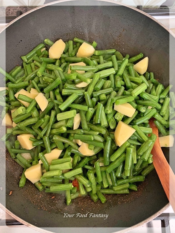 Beans Aloo Curry Recipe | Your Food Fantasy