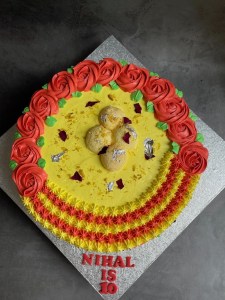 Ras malai Cake Design