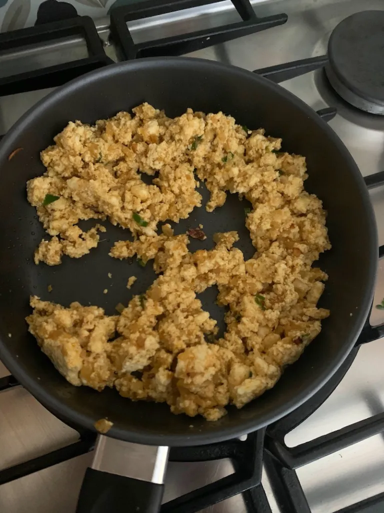 Paneer stuffing for cabbage roll