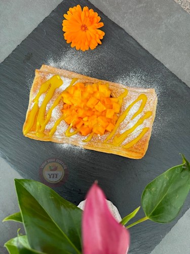Homemade Mango Danish Pastry